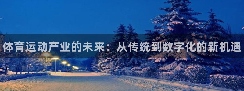 注册凯发官方正版app：体育运动产业的未来：从传统到