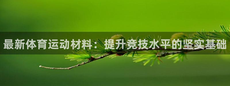 凯发官方正版app集团E.ON：最新体育运动材料：提升竞技水