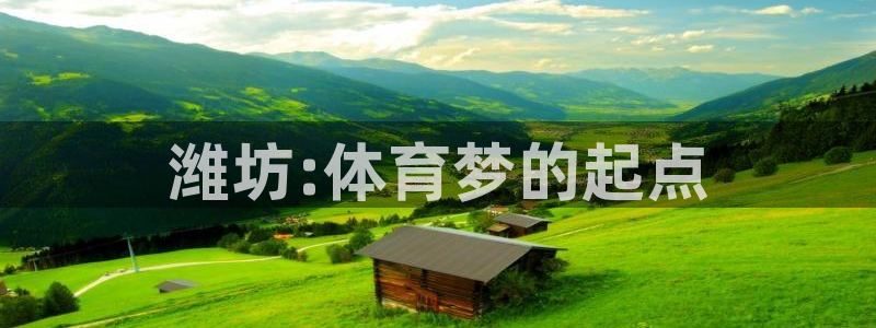 凯发官网下载平台：潍坊:体育梦的起点